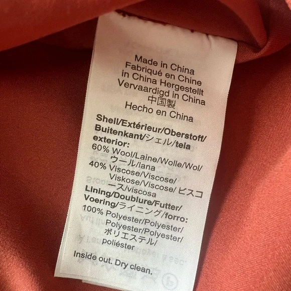 Madewell Burnt Orange Skirt Size 6 Style # AF034 - Picture 9 of 9